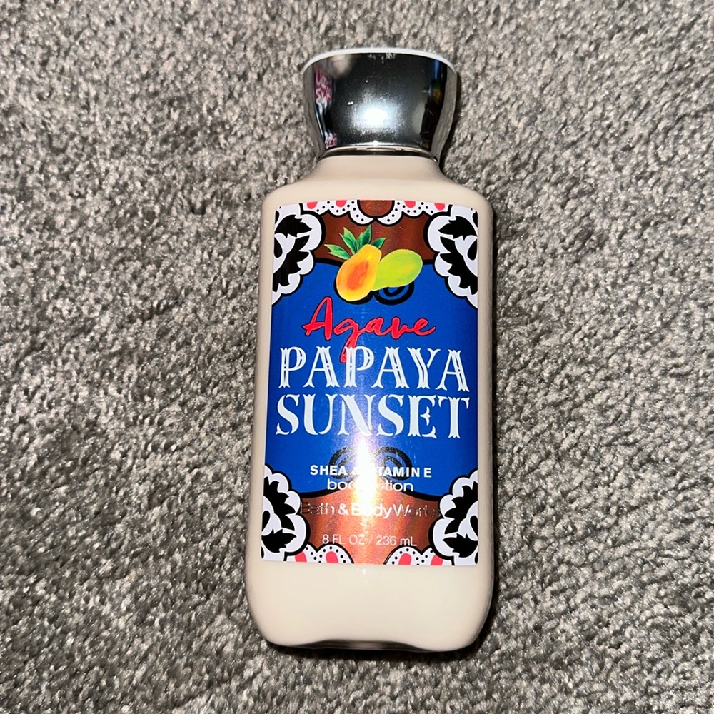Agave papaya sunset body lotion